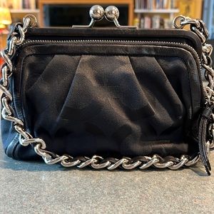 Black Coach bag barely used